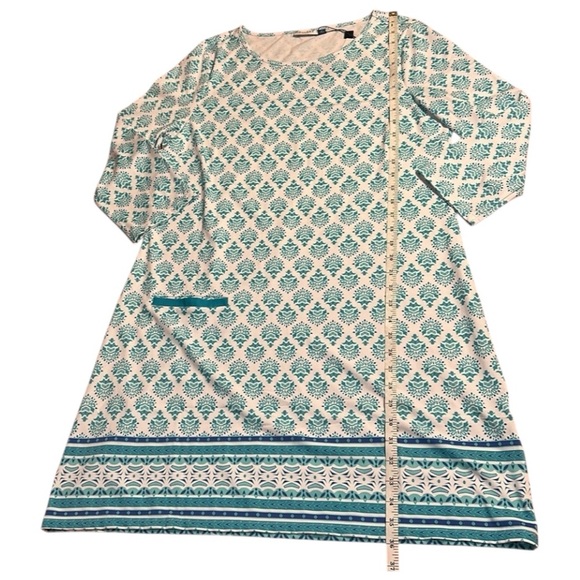 Cabana Life Amalfi Coast Cabana Blue & White Shift Dress, Womens size XL, NWT - Picture 12 of 14
